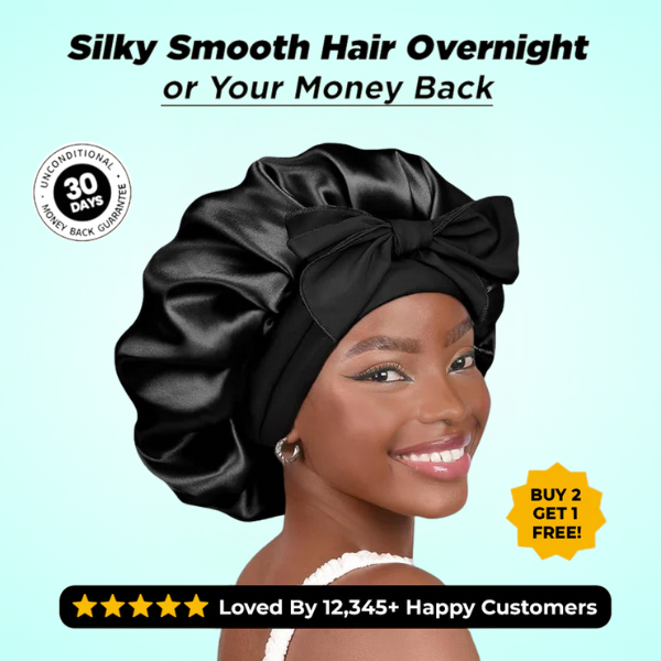 LuxSleep Hair Bonnet | Protect Your Hair While You Sleep! ✨ - Inventifyco
