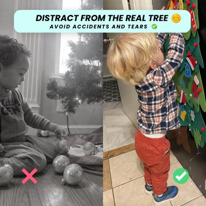Kids Felt Christmas Tree | A Fun and Festive Activity for Kids! 🎄 - Inventifyco