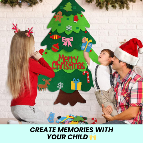 Kids Felt Christmas Tree | A Fun and Festive Activity for Kids! 🎄 - Inventifyco