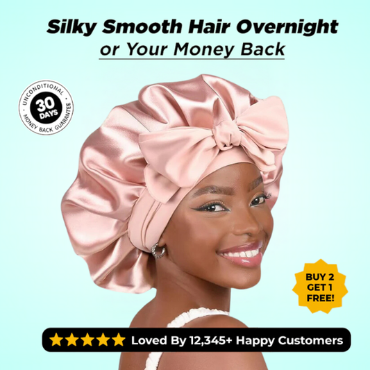 LuxSleep Hair Bonnet | Protect Your Hair While You Sleep! ✨ - Inventifyco