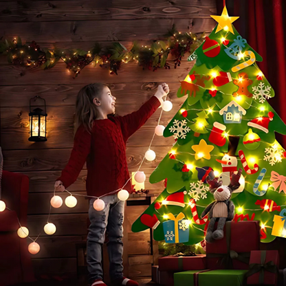 Kids Felt Christmas Tree | A Fun and Festive Activity for Kids! 🎄 - Inventifyco