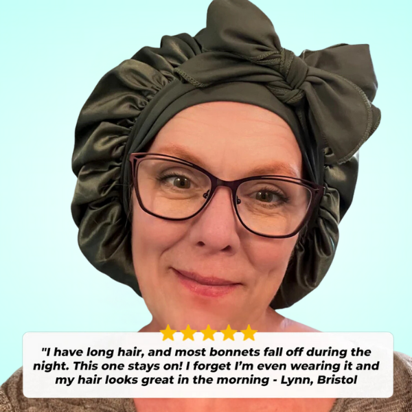 LuxSleep Hair Bonnet | Protect Your Hair While You Sleep! ✨ - Inventifyco