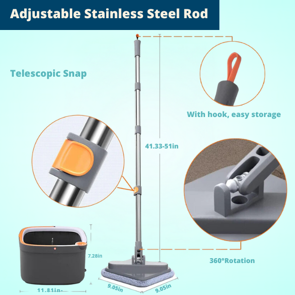 EasySpin™ Mop | Revolutionize Your Home Floors 🔄 - Inventifyco