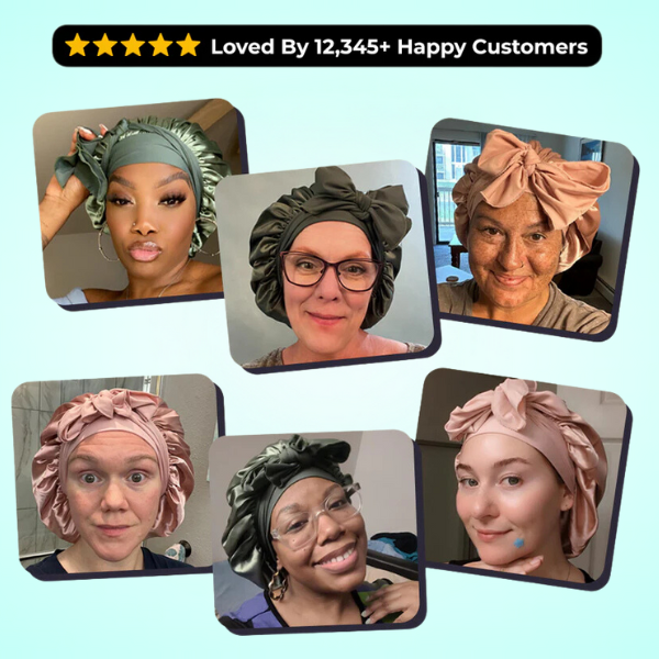 LuxSleep Hair Bonnet | Protect Your Hair While You Sleep! ✨ - Inventifyco