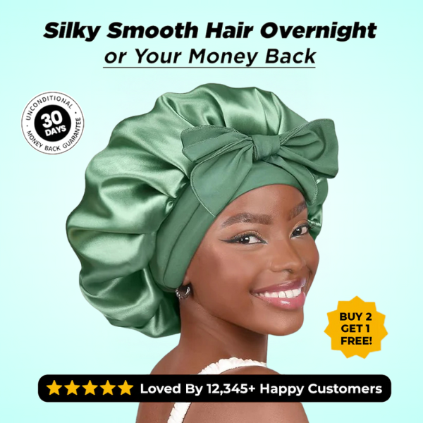 LuxSleep Hair Bonnet | Protect Your Hair While You Sleep! ✨ - Inventifyco